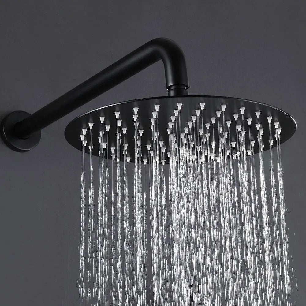 Esőztető Zuhany Rea Black Matt 25cm 6