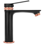 Fürdőszobai Csaptelep Rea Viral Low Black Rose Gold 6