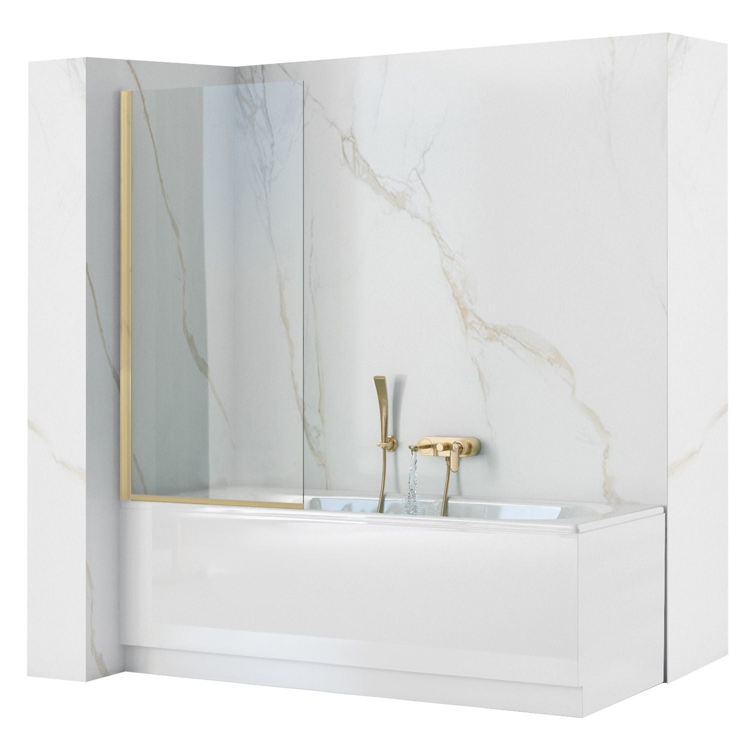 Kádparaván Rea Elegant Gold Brush 70 1