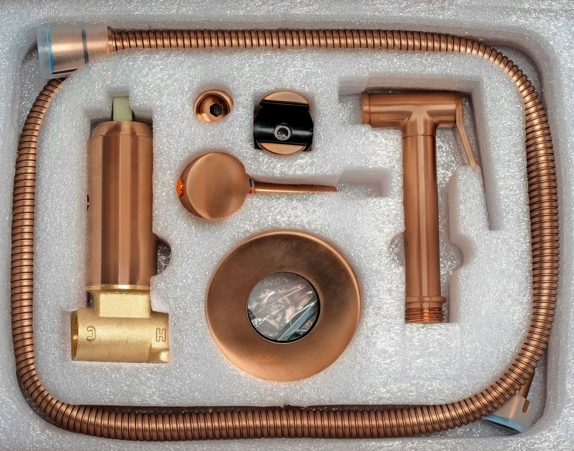 Bidé Csap Lungo Loop Copper Brush 7