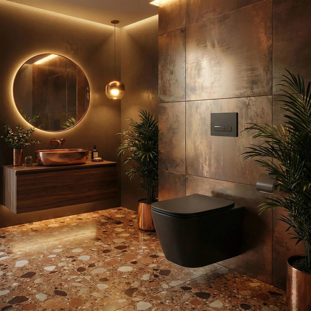 WC Csésze Rea Julio Black Matt 7