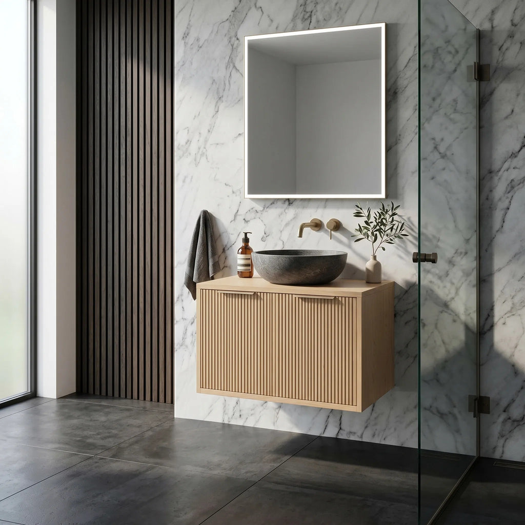 Mosdószekrény Rea Core 60cm Beige 7