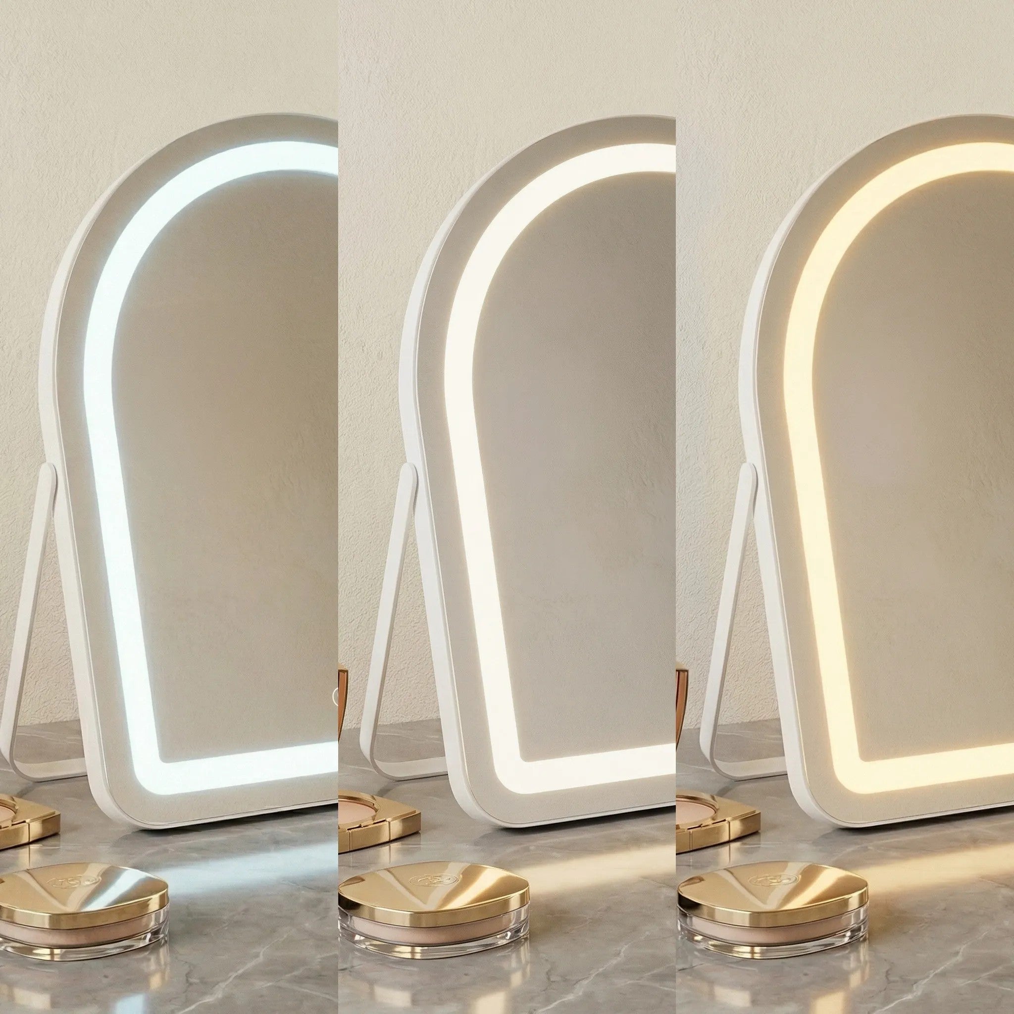 LED Tükör GLAM White 40x45cm 7