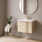 Fürdőszobaszekrény Mosdókagylóval Rea DB86-60L-3 Light 60cm 7