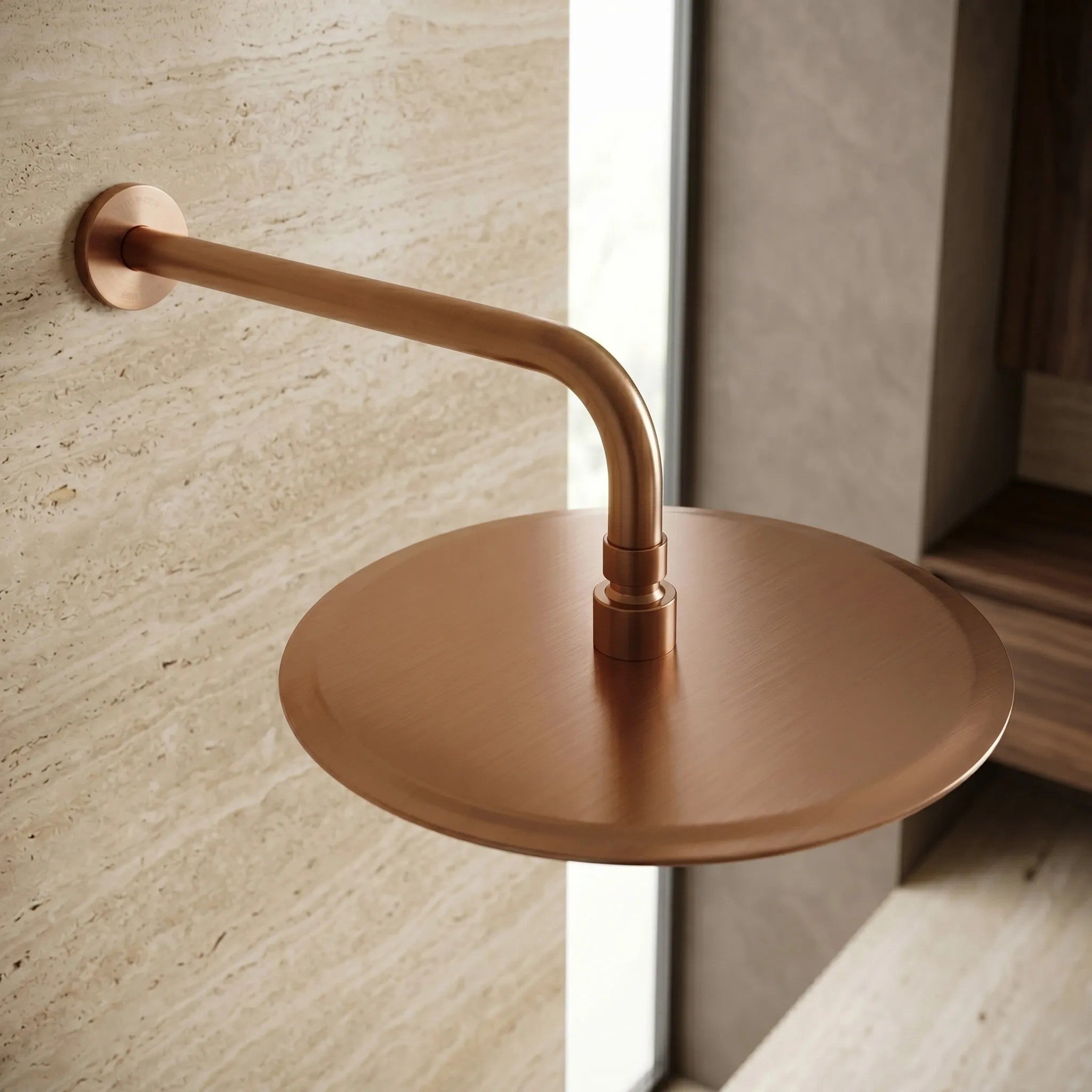Kerek Esőztető Zuhanyfej REA JS-P014BRG 30cm Brush Copper 7