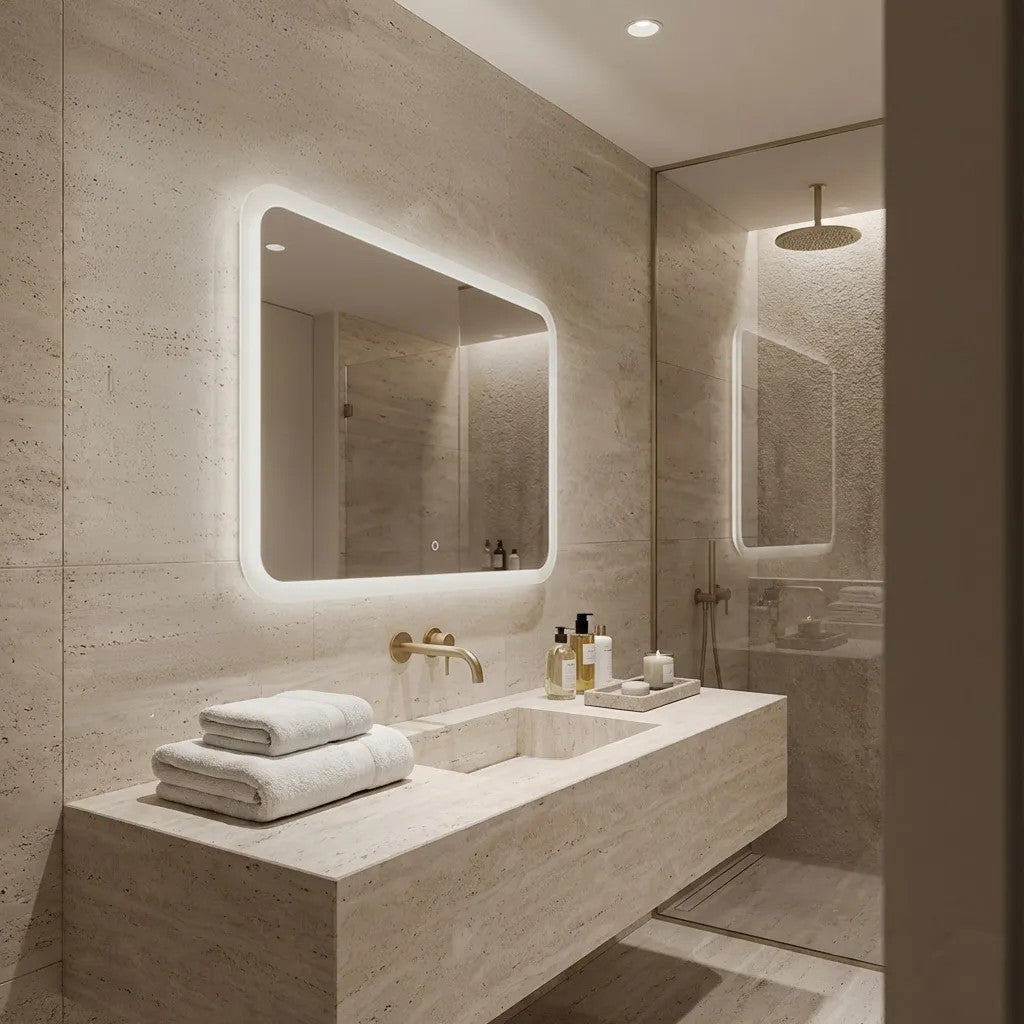 LED Tükör 80x60cm TOP-3 7
