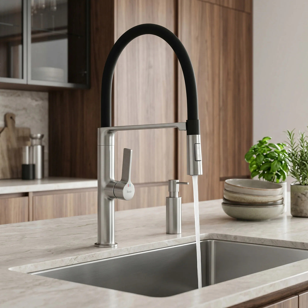 Konyhai Csaptelep REA Lago Brush Nickel 7