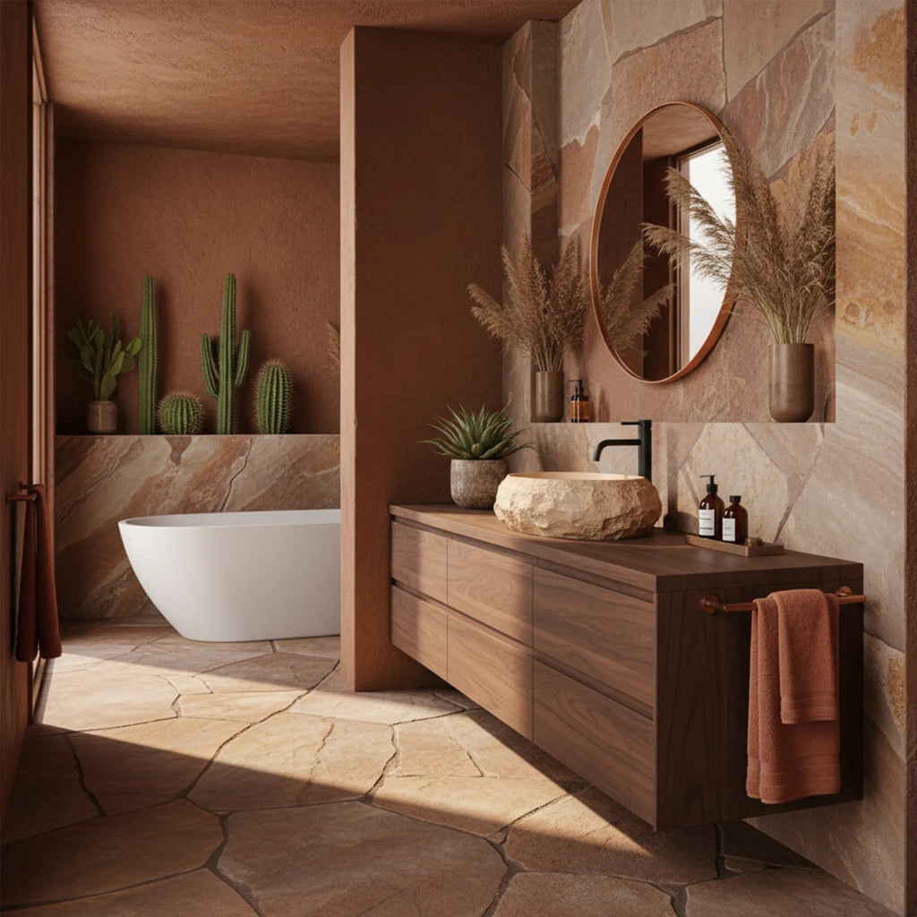 Pultos Mosdókagyló Mika Light Terracotta 7