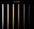 Zuhanyfal Rea Flexi Grey / Brush Gold 100 7