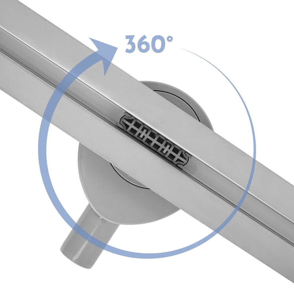 Lineáris Lefolyó Rea FILO Nickel Brush 60 7