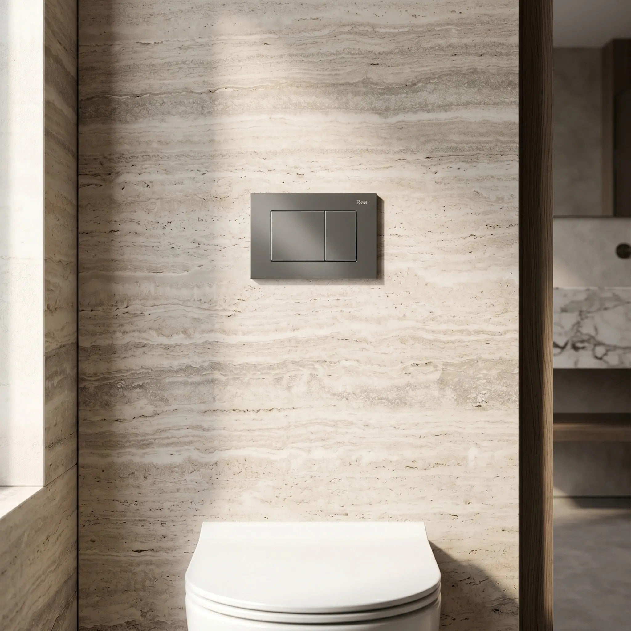 Beépíthető WC Tartókeret Szett Slim 024N J Titan Nyomólappal 7