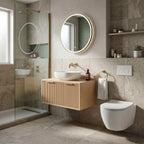 Mosdószekrény Rea Core 80cm Beige 7