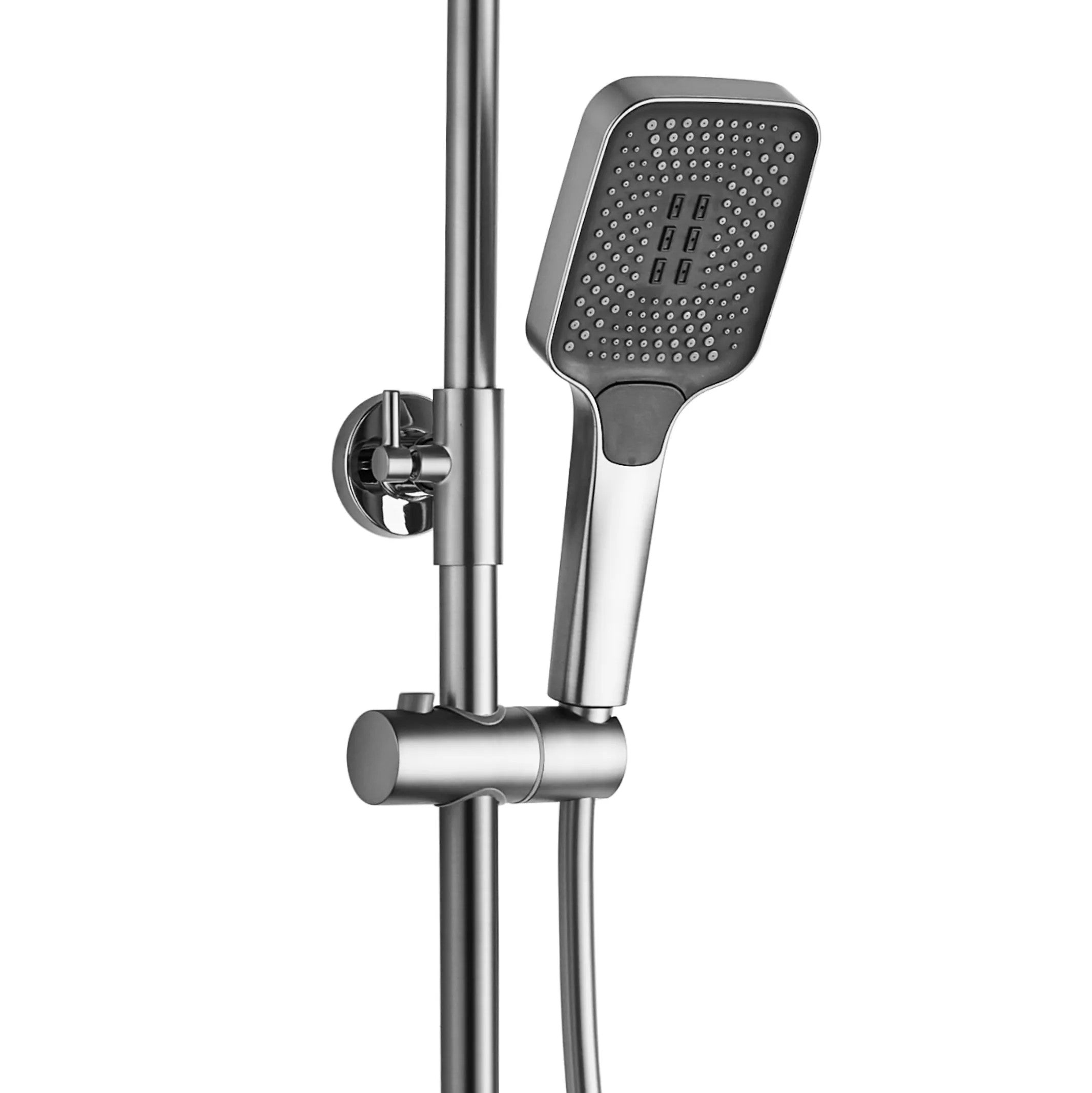 Zuhanyszett REA HELIX Nickel Brush INOX 7