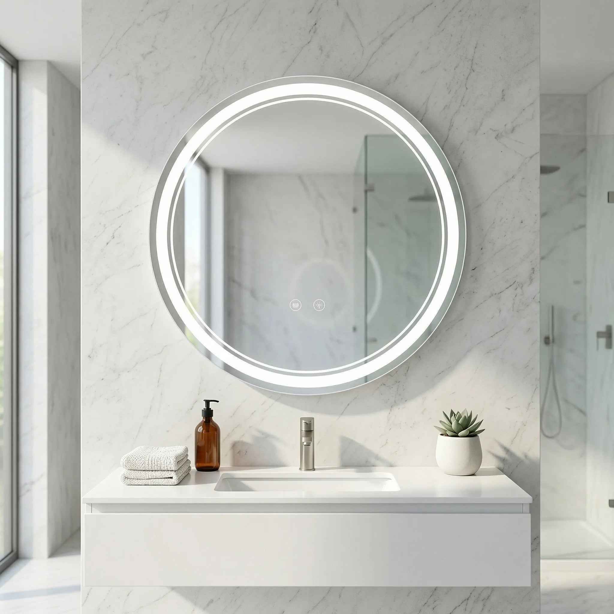 LED Tükör SOFT 90 7