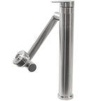 Fürdőszobai Csaptelep Rea PACO Nickel Brush INOX High 7