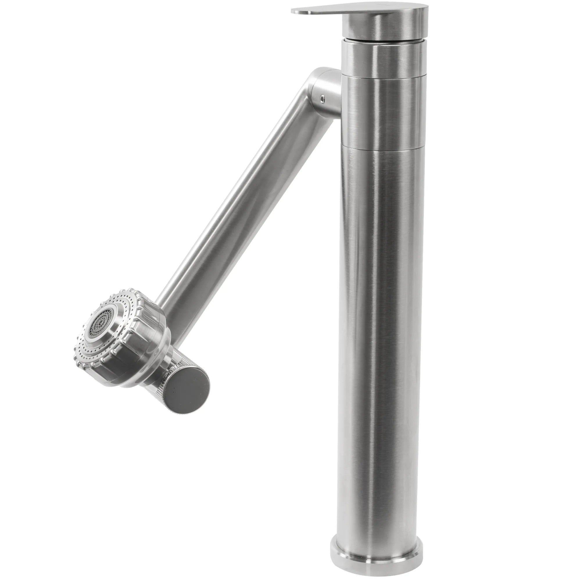 Fürdőszobai Csaptelep Rea PACO Nickel Brush INOX High 7