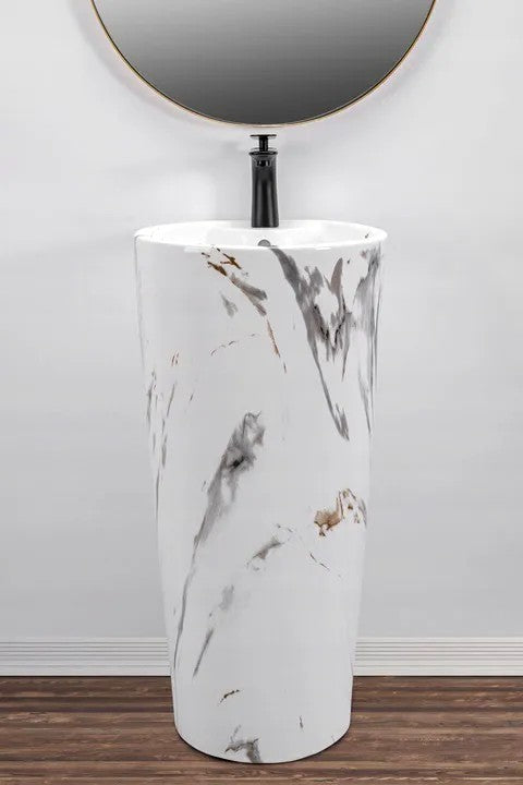 Szabadon Álló Mosdó REA Blanka Marble Marmur 7