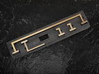 Fürdőszobai Kiegészítő Szett Rio Brush Gold 4 Darabos 7