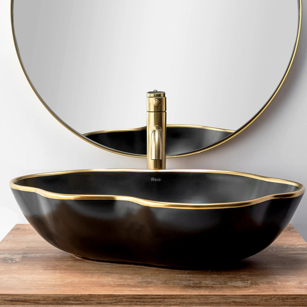 Fürdőszobai Csaptelep Rea Lungo Brush Gold High 7