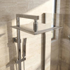 Négyzet Alakú Zuhanyfej REA JS-P015 25cm Chrome 7
