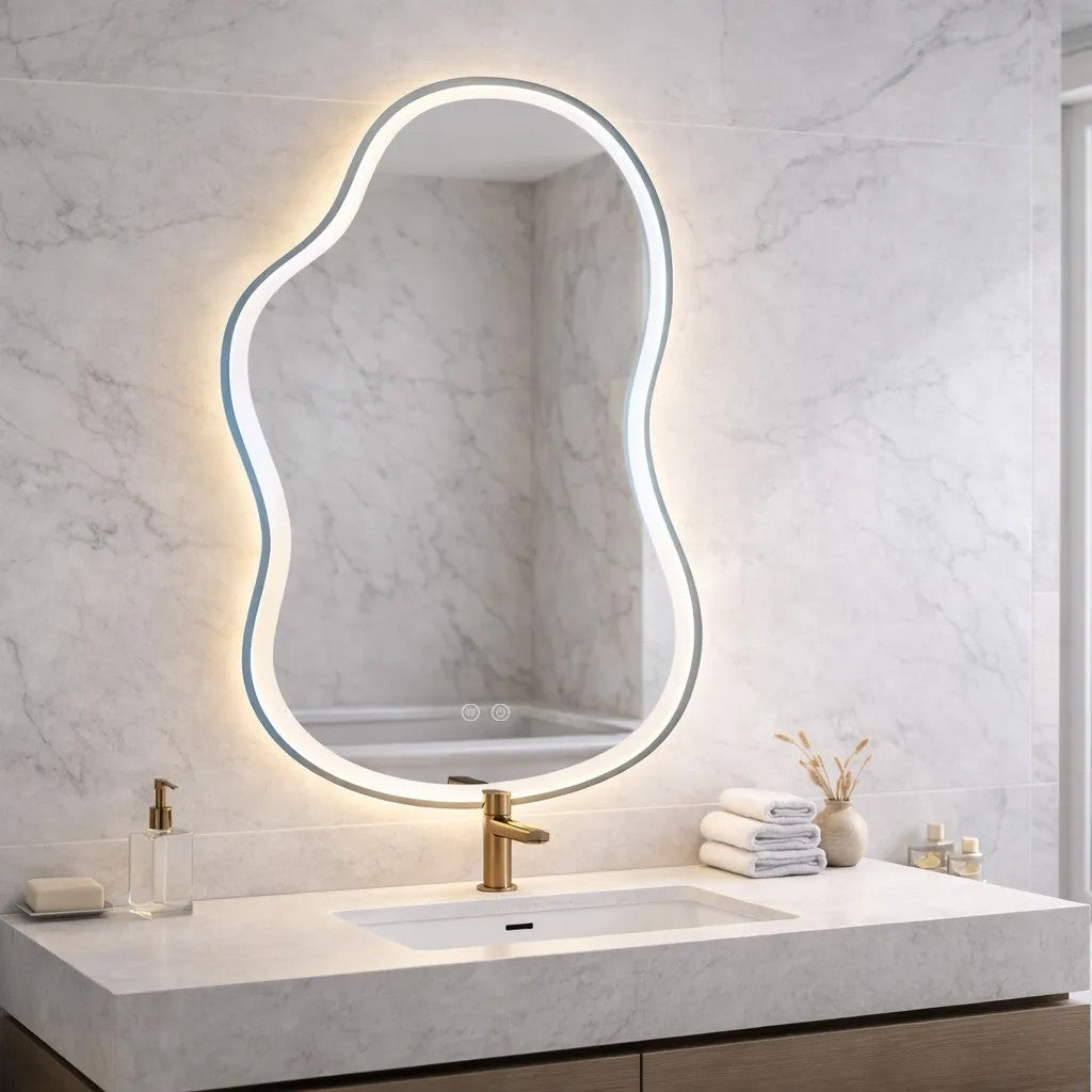 LED Tükör UNO DOUBLE 80x55 Cm 7