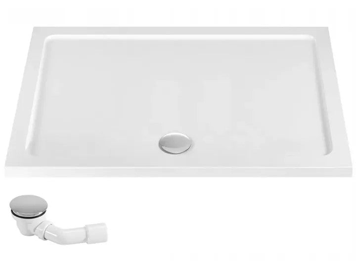 Zuhanykabin Rea Punto 80x100 Fehér Savoy Zuhanytálcával 7