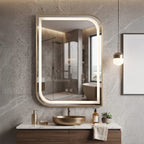 LED Tükör ZONE 80X60 GOLD BRUSH 7
