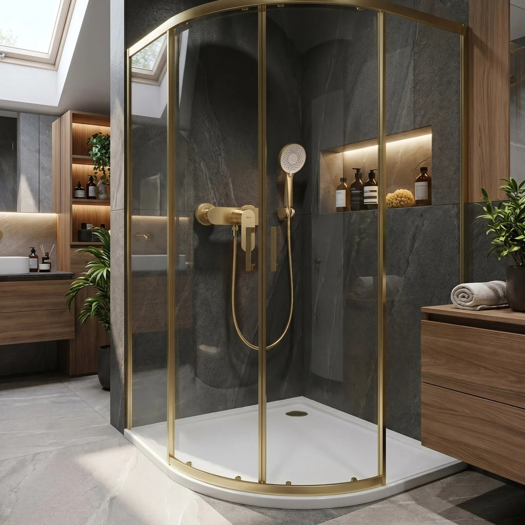 Zuhanycsaptelep Rea DROP Brush Gold 7