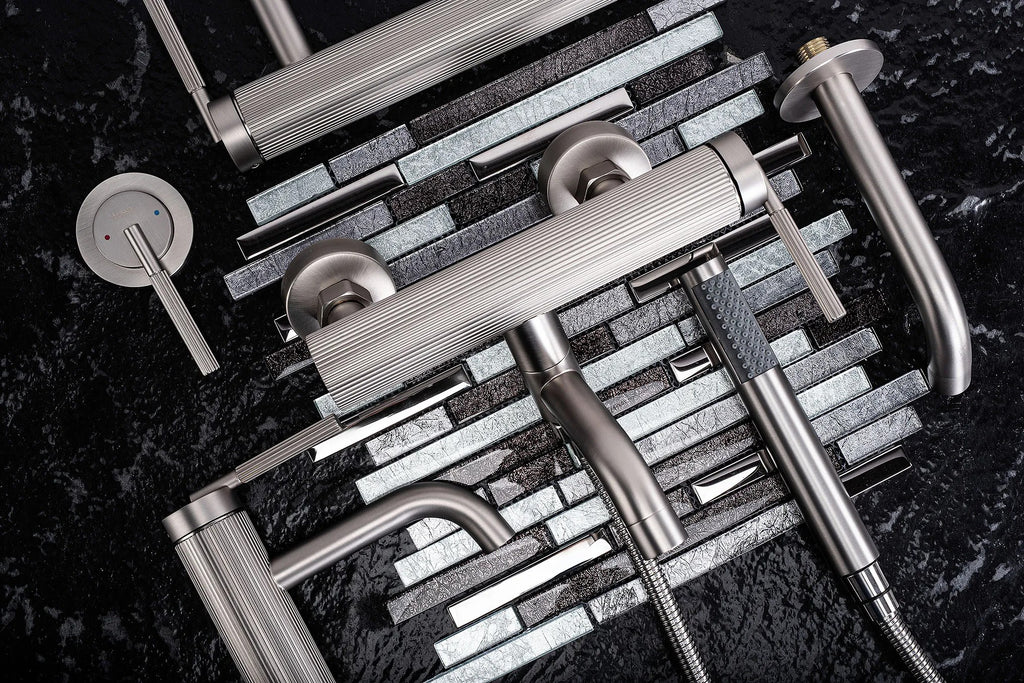 Fürdőkád Csaptelep Argon Brush Nickel 7