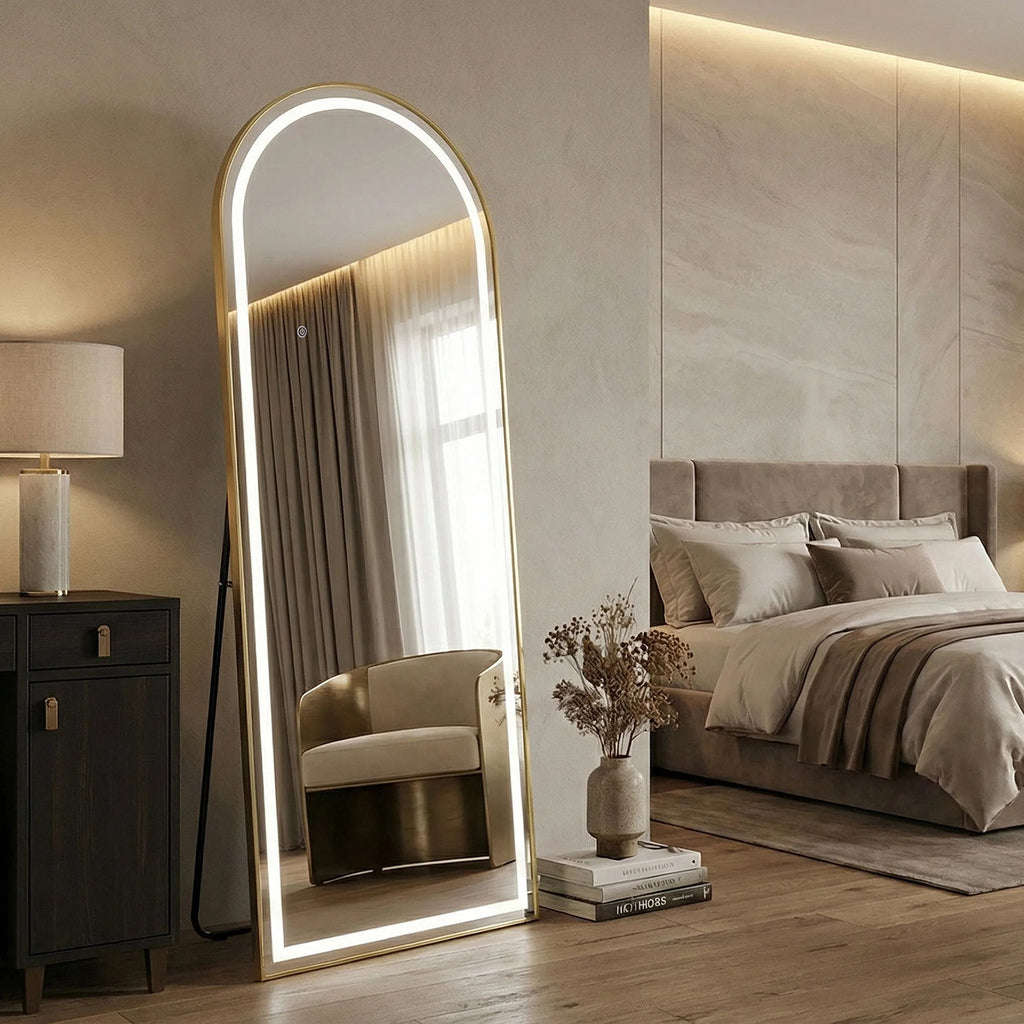 Tükör LED Orbit 60x170cm Brush Gold 7