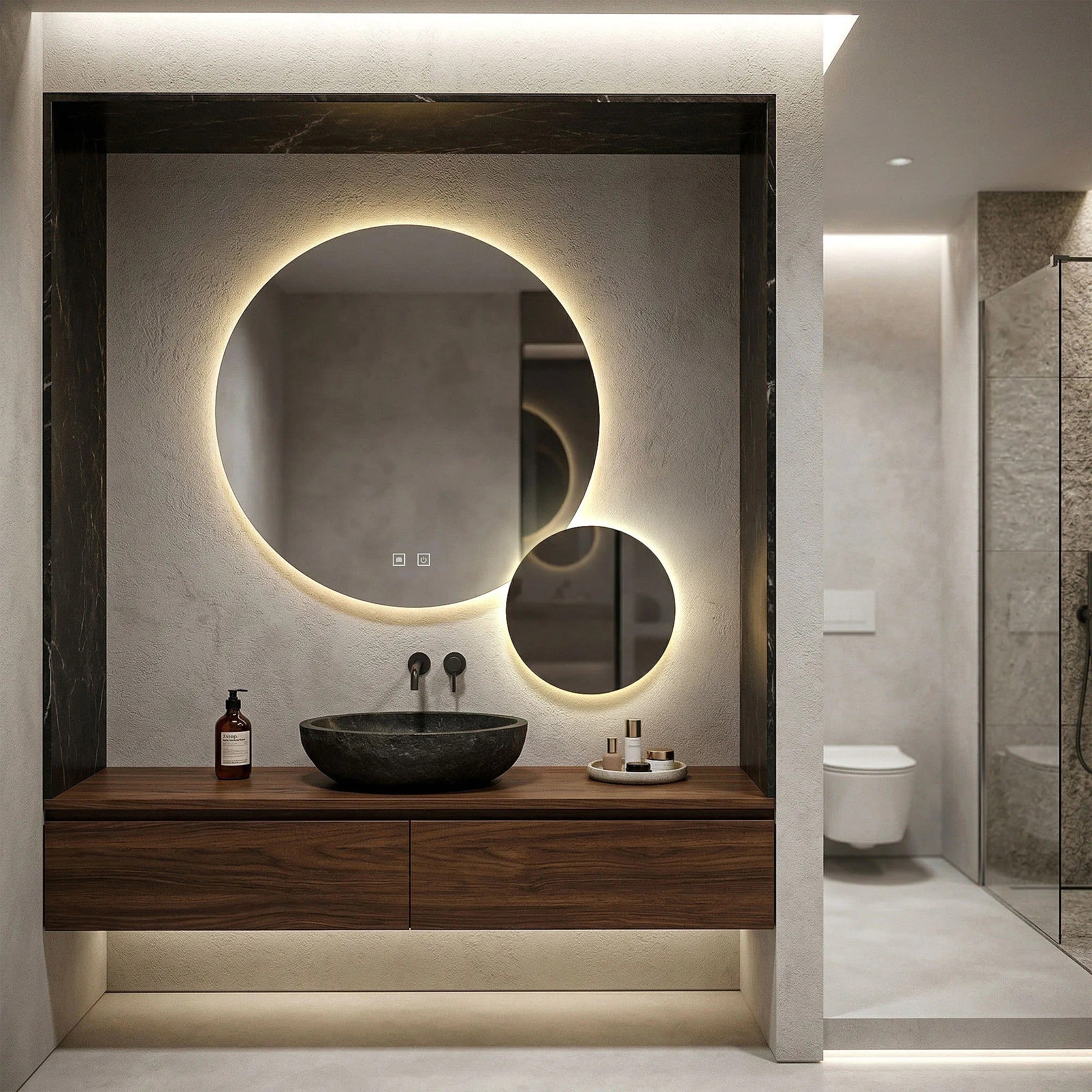 LED Tükör R-9045 90cm + 45cm 7