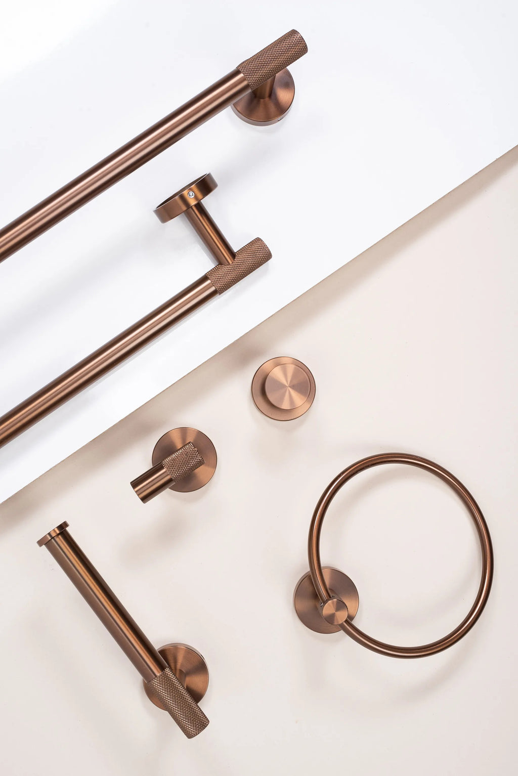 Fürdőszoba Fogas Ring 6610 Modern Brush Copper 7