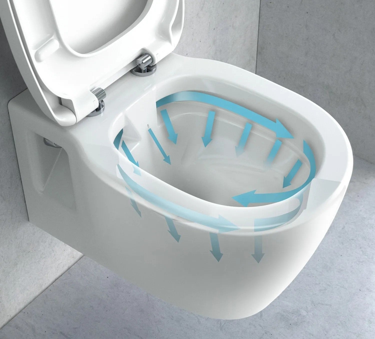 Felfüggesztett WC-csésze Rea Carter Rimless 7