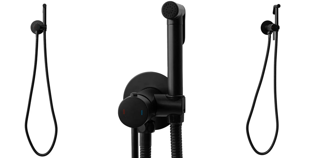 Rea Lungo Loop Black Süllyesztett Bidé Csaptelep 7