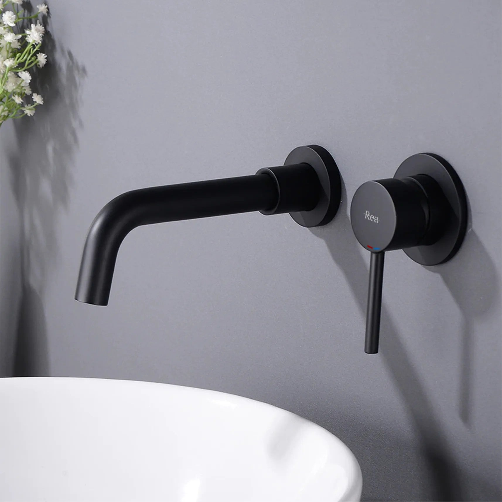 Falra Szerelhető Csaptelep Rea Lungo LONG Black Mat + Box 7
