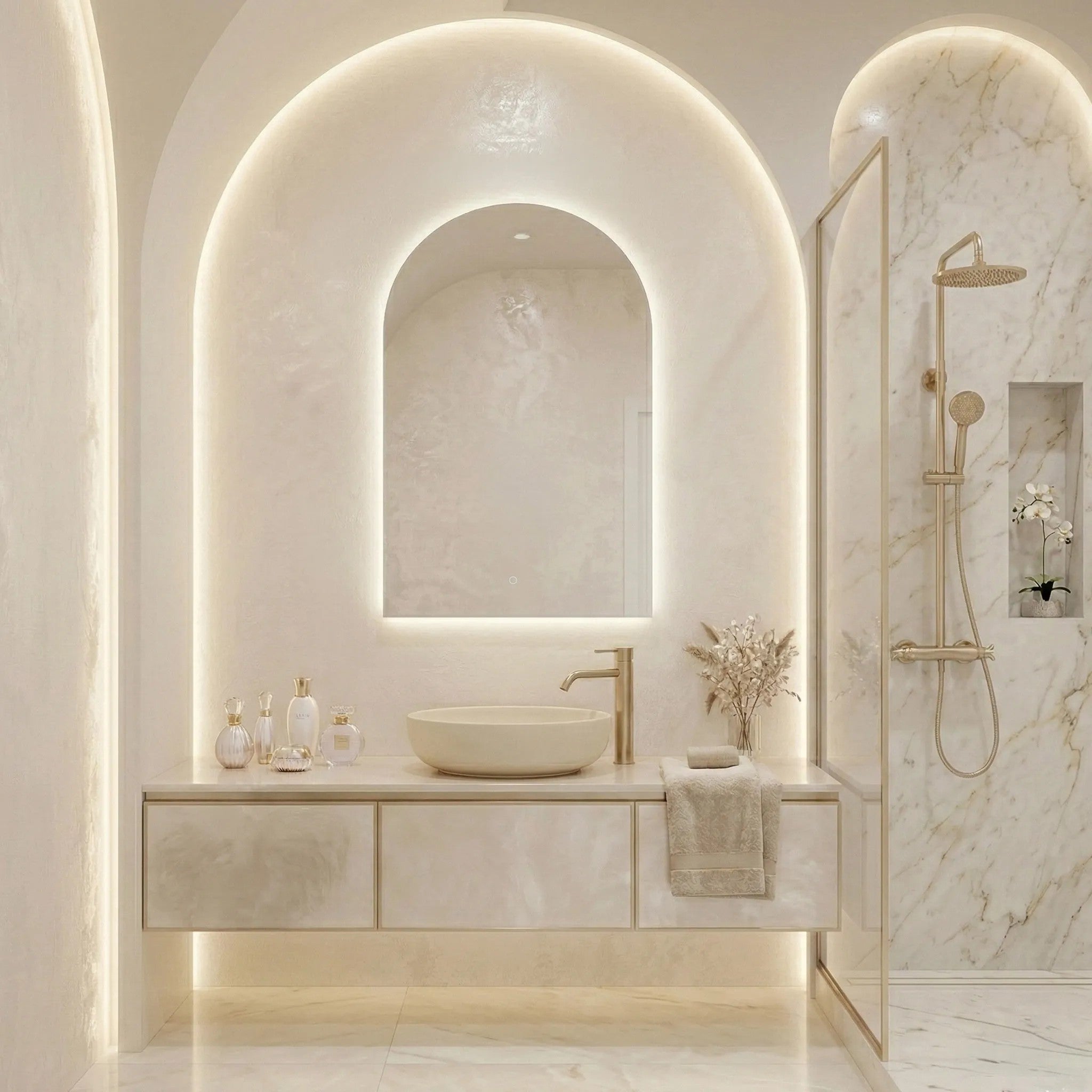 LED Tükör 90x60cm TOP-1 7