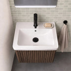 Fürdőszobai Szekrény Mosdóval Rea DB85-50-1 Dark 50cm 7