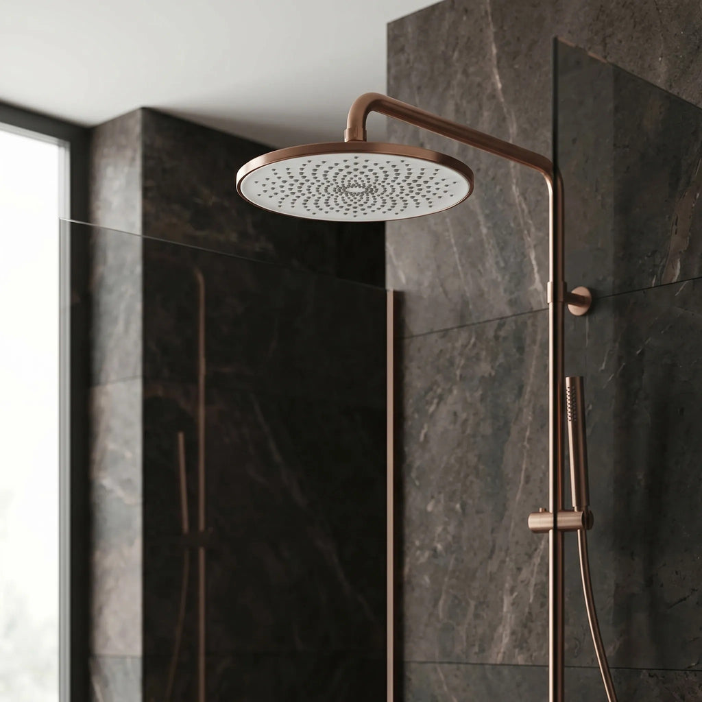 Kerek Esőztető Zuhanyfej REA JS-021BRG Brush Copper 7