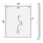 LED Tükör 60cm BL808 7