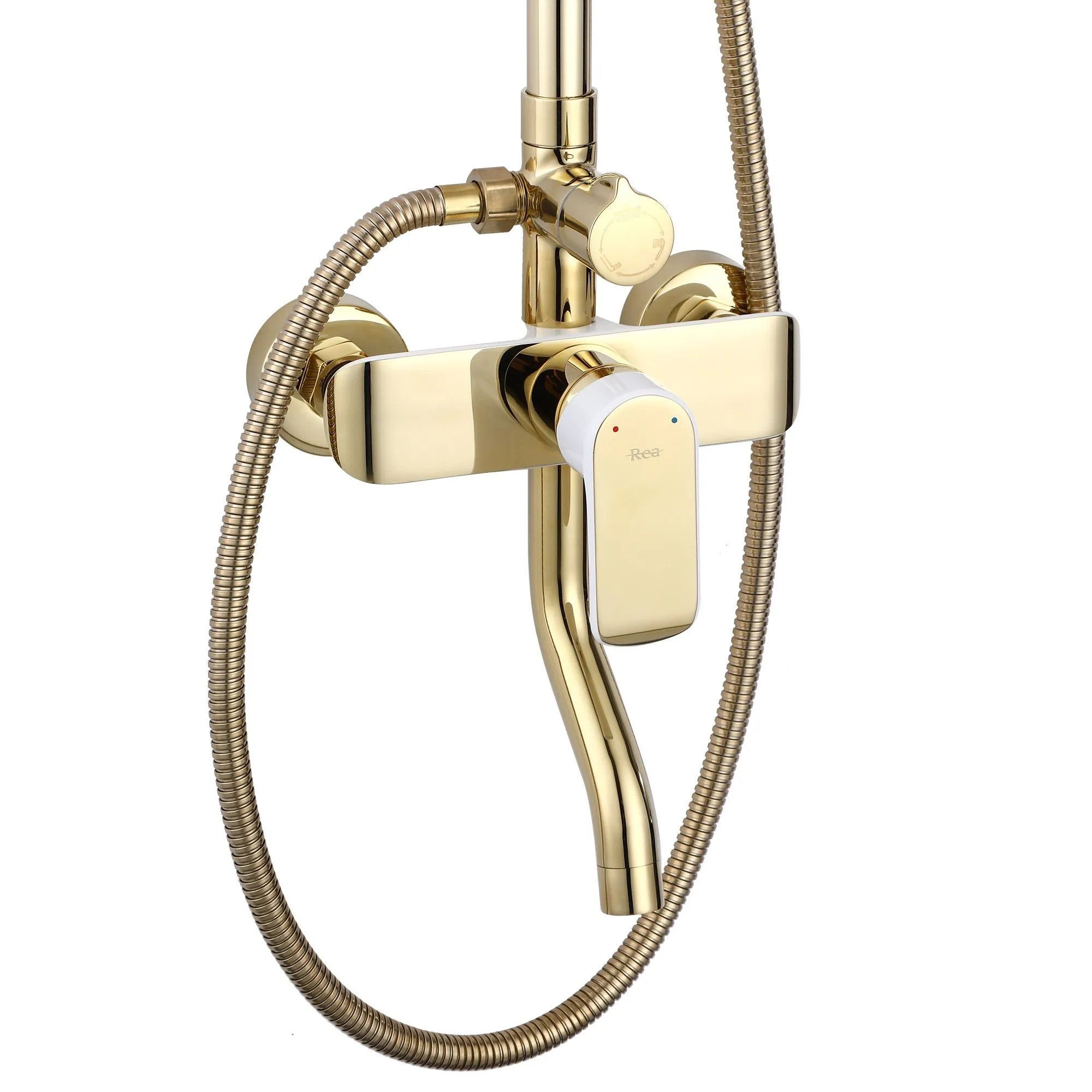 Zuhanyszett REA BLOOM WHITE GOLD 7