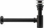 Rea Black Matt Univerzális Mosdószifon Click-clack Leeresztő Szeleppel 7