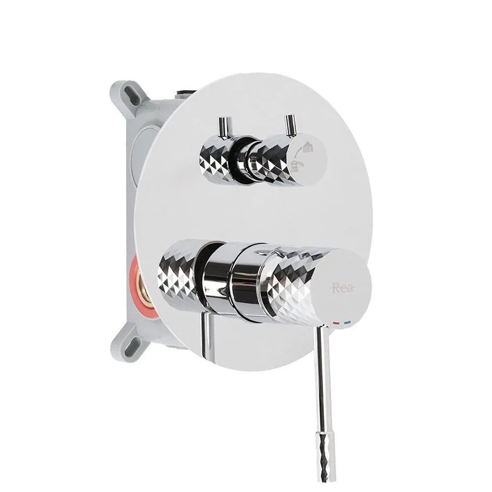 Zuhanyszett Rejtett Rea Lungo Diamond Chrome + Box 7