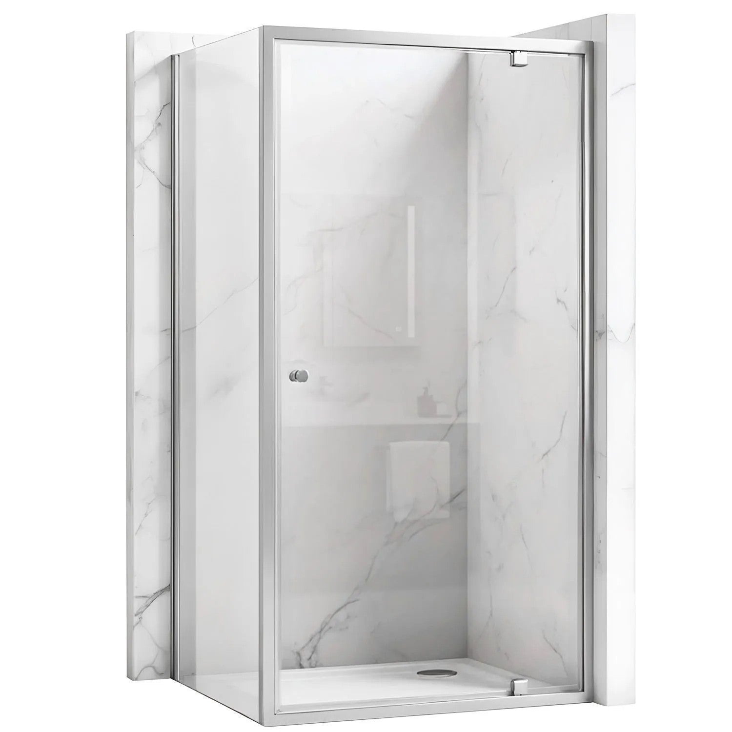 Zuhanykabin Rea Primo Swing 100x100 Chrome 7