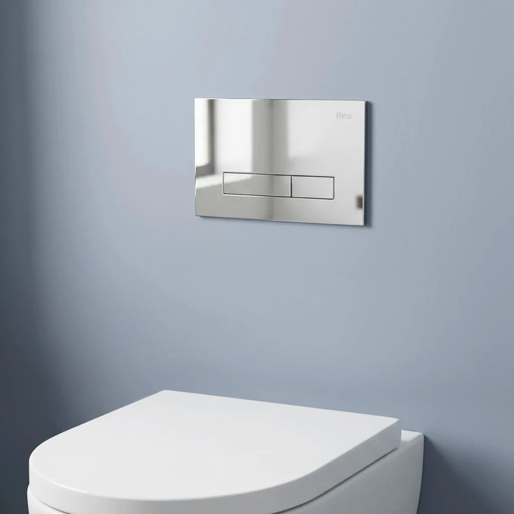 WC Öblítő Gomb Rea HD K011A-Q És Slim 024N Chrome 7