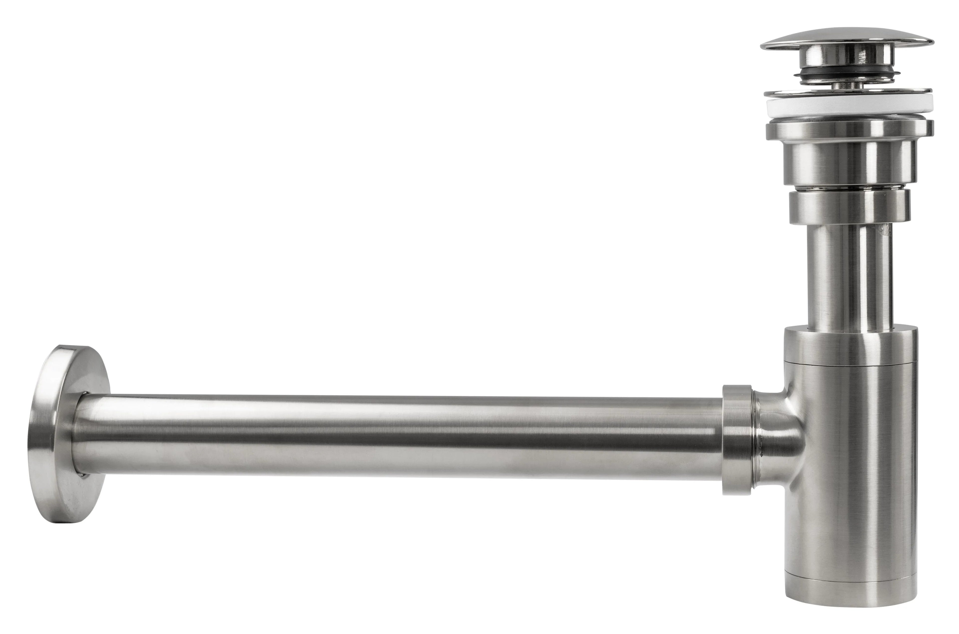 Szifon Click-clack BRUSH NICKLE INOX 7
