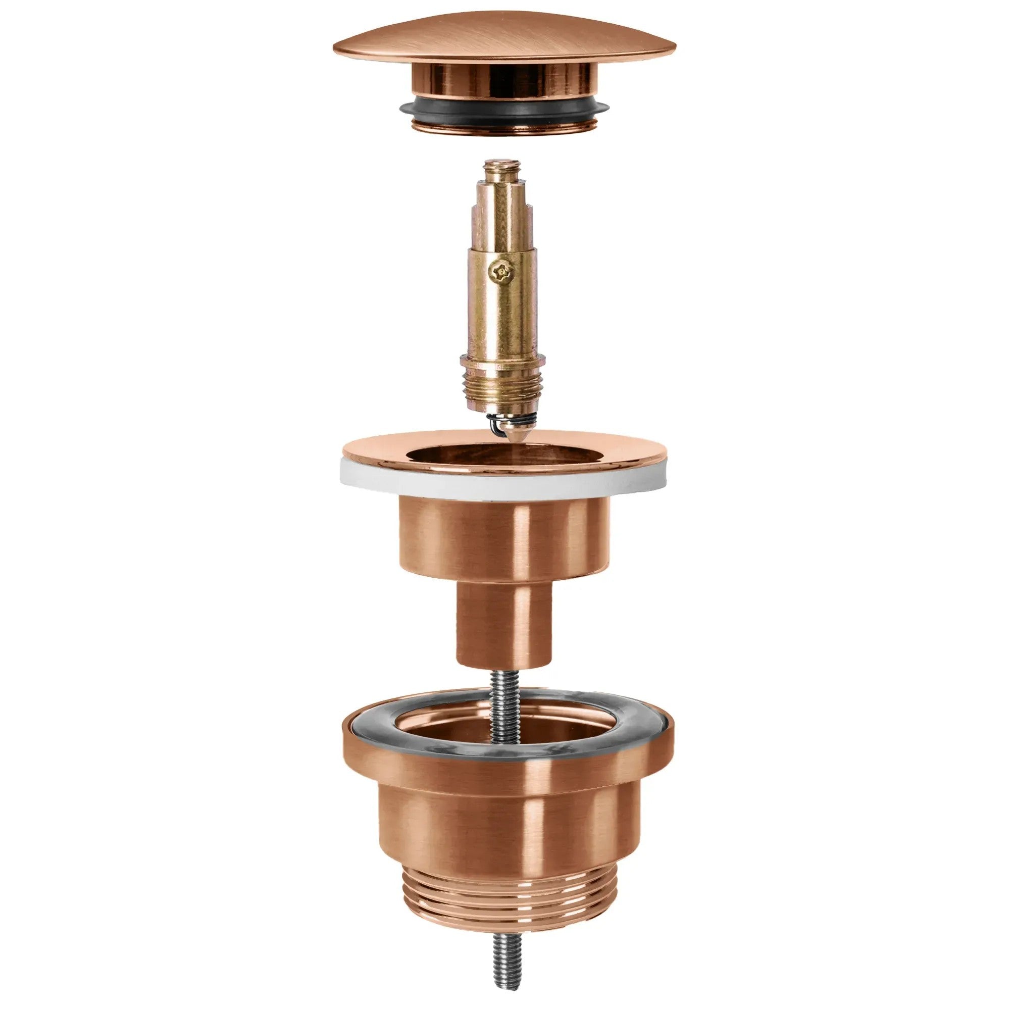 REA COPPER MAT Univerzális Mosdószifon Click-clack Leeresztő Szeleppel 7