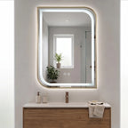 LED Tükör ZONE 70X50 BRUSH GOLD 7