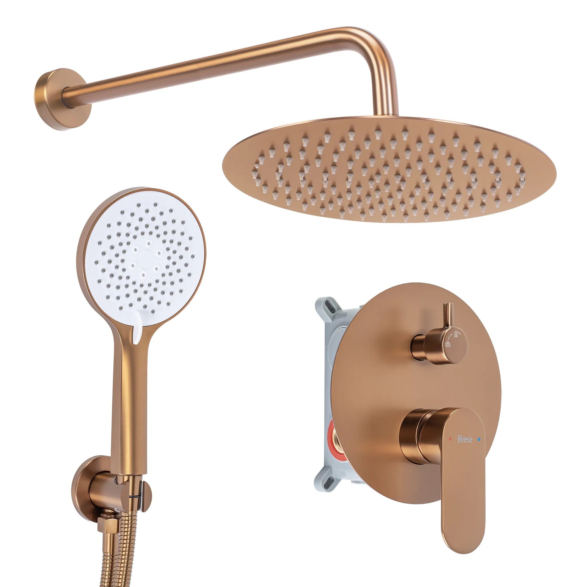 Zuhanyszett Rejtett Rea Drop Brush Copper + BOX 7