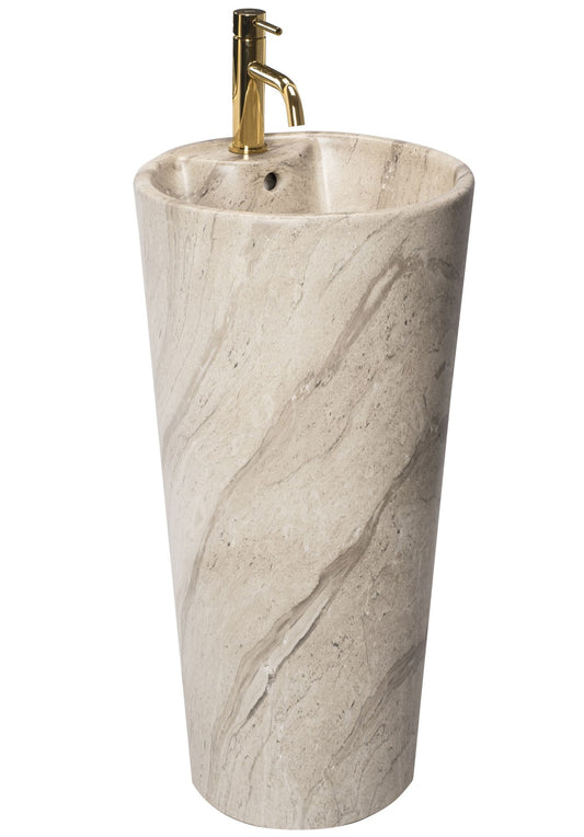 Szabadon Álló Mosdó Blanka Natural Matt Marble 1