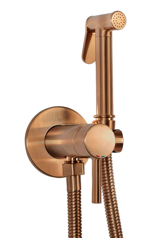 Bidé Csap Lungo Loop Copper Brush 1